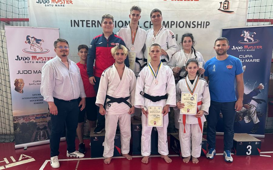 Unsprezece medalii obținute de judoka de la CSM Olimpia, la Cupa Satu Mare